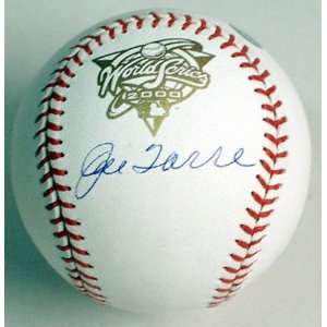 Joe Torre 2000 World Series Autographed Baseball