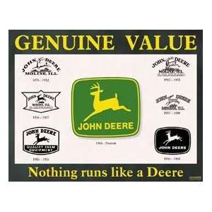 John Deere Farm Tractor tin sign #868
