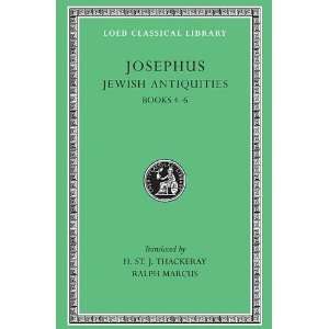  Josephus Jewish Antiquities, Books 4 6 (Loeb Classical 