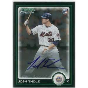  Josh Thole 2010 Bowman Chrome Rookie Autograph: Sports 