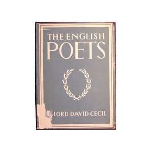  The English Poets Lord David Cecil Books