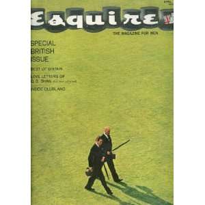 Esquire 1958  April: Roald Dahl, Malcolm Muggeridge. Contributors 