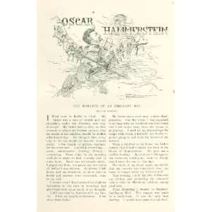  1898 Musician Oscar Hammerstein illustrated Everything 