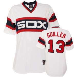 Ozzie Guillen Majestic Cooperstown Replica Chicago White Sox Jersey