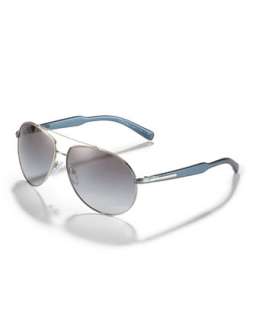 Plastic Arm Aviator Sunglasses
