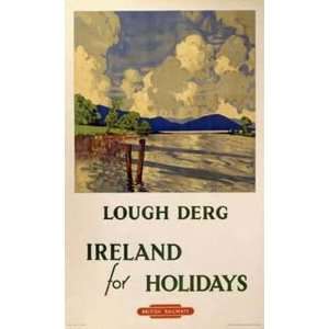 Paul Henry   Ireland For Holidays   Lough Derg Giclee Canvas