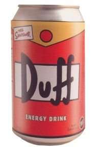 Simpsons Duff Beer Energy Drink 17170  