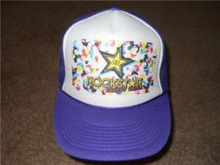 Rock Star Energy Drink Snapback Hat NEW!!!  