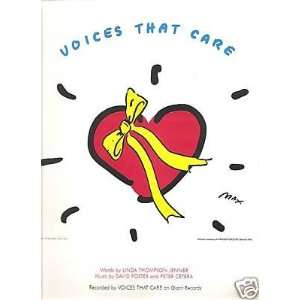   Sheet Music Voices That Care Foster Peter Cetera 88 