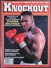   1991 knockout boxing magazine evander holyfield vs george foreman