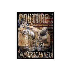  UFC Randy Couture American Hero Lithograph Print 