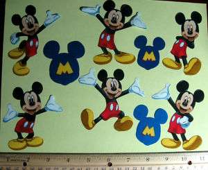 Disney Mickey Mouse Fabric Iron On Appliques   style #3  