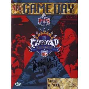 Reggie White Signed 1997 NFC Championship Game Program