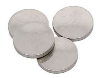 Replacement Batteries for Flameless Tea Lights ~ 4 Pack  