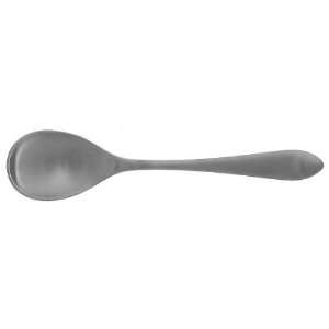 Robert Welch Meridian Satin European Place/Oval Soup Spoon, Sterling 