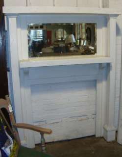 Antique Fireplace Mantel Mantle firebox 35.5 x 36  