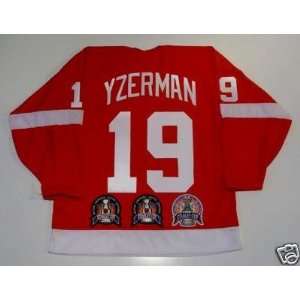 STEVE YZERMAN Detroit Red Wings STANLEY CUP JERSEY CCM