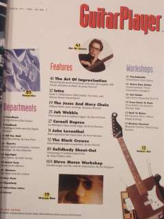 GUITAR PLAYER July 1992 Improvisation John McLaughlin Bill Frisell 