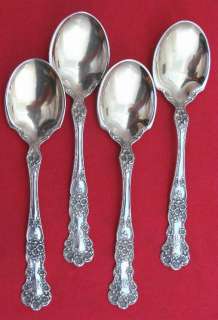 OLD Gorham BUTTERCUP Sterling Silver 5 1/2 ICE CREAM SPOONS 
