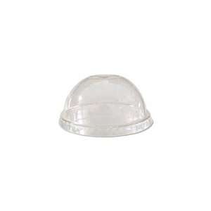  Compostable Cold Drink Cup Lids, Dome, Clear, 1000/Ctn 