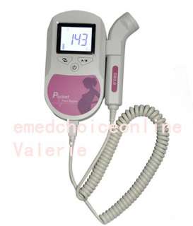 CE Fetal Doppler fetal heart monitor LCD 3MHz &Gel NEW  