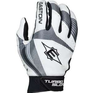 Easton Adult TurboSlot II Batting Gloves   Extra Large White / White 