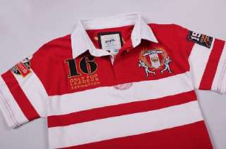 KEVINGSTON VINTAGE PERU NO.16 RUGBY POLO JERSEY MULTIPLE SIZE  