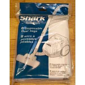  Euro Pro Shark EP238 Canister HEPA Vacuum Cleaner Bags / 8 