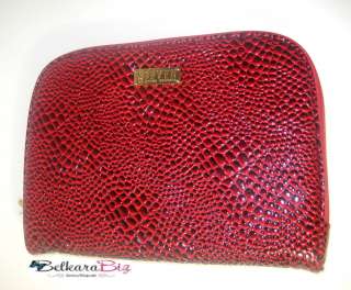   RED CROC EMBOSSED E READER CASE IPAD ELECTRONIC TABLET $48.00  