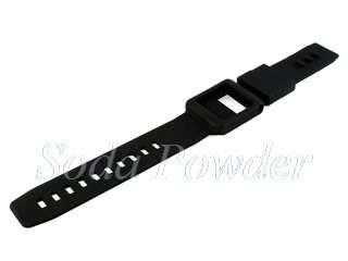 Silicone Wristband for iPod Nano 6 6th Gen (Black)  