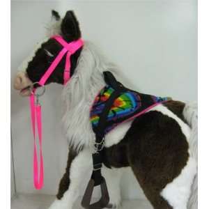   Mores Interactive Horse Saddle Set, Neon Bright Toys & Games