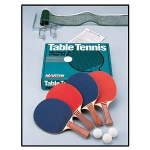    Martin Table Tennis Ping Pong 4 Player Set  