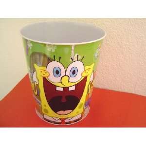  Spongebob Squarepants Tin Trash Can/ Waste Basket