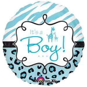   Boy Giraffe Safari Balloon Baby Shower Party Supplies: Toys & Games