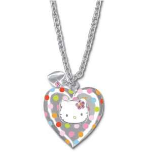  Hello Kitty Polka Dot Locket Necklace: Toys & Games