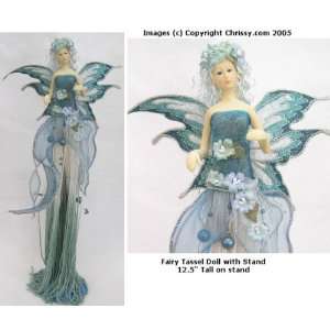  13 Fairy Tassel Doll w/Stand (Blue): Toys & Games
