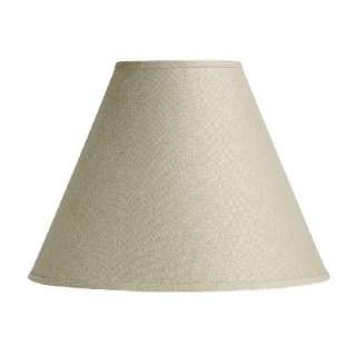   in. Wide Empire Shaped Lamp Shade, Cream, Linen Fabric, Laura Ashley