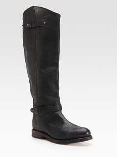 Rag & Bone   Abbey Leather Knee High Riding Boots    