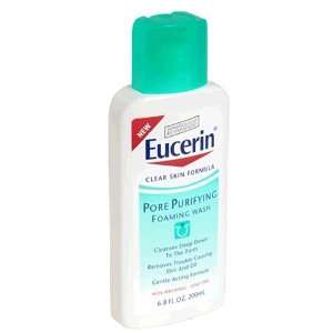  Eucerin Clear Skin Formula Pore Purifying Foaming Wash, 6 