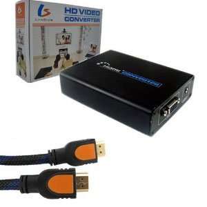   AV Converter for PS3 HDDVD PC + HDMI Male to Male Cable 6 Feet