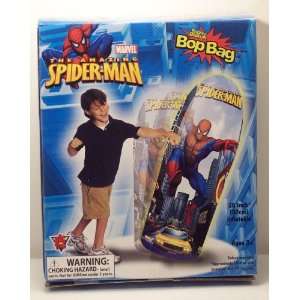   : Socker Boppers Spider Man Inflatable 36 inch Bop Bag: Toys & Games