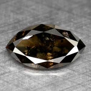 46cts~MARQUISE FANCY COGNAC NATURAL LOOSE DIAMOND  
