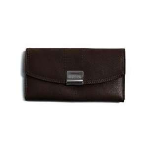  Kenneth Cole Reaction Leather Tri Fold Wallet Clutch 