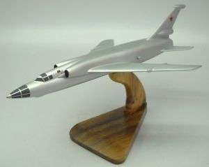 Tu 98 Tupolev Backfin Bomber Airplane Wood Model Small  