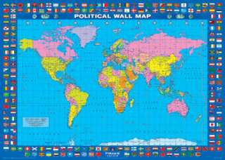 World Map Globe USA Countries Poster Teacher Aid Kid NR  