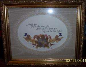 Handcrafted Framed Wedding Anniversary Marriage Saying  