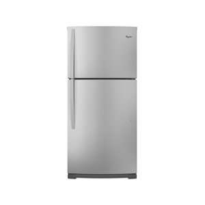 Whirlpool 19.0 Cu. Ft. Stainless Look Top Freezer Refrigerator 