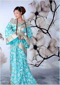 Chinese Ancient Infanta Belle Sea maid Robe/Gown Dress  