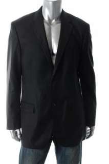 Alfani NEW Mens Suit Jacket Black Wool 40R  