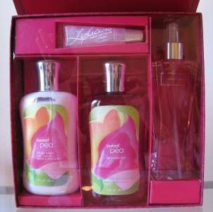 Bath & Body Works Sweet Pea Holiday Gift Set 2010 NEW  